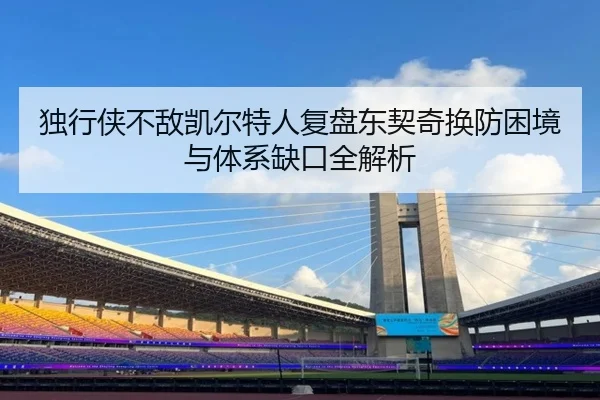 独行侠不敌凯尔特人复盘东契奇换防困境与体系缺口全解析